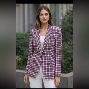 1000% Authentic Burberry Check Blazer